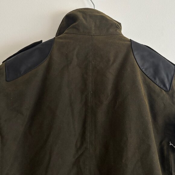 $1500 BNWOT Barbour Supa Corbridge Waxed Cotton Jacket w/ Deep Pile Lining L- XL - Picture 15 of 16